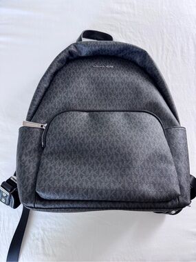 Michael Kors Women’s Charcoal Monogram Backpack